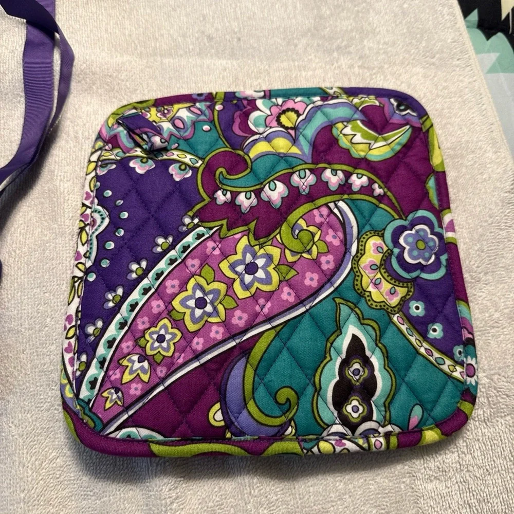 New Vera Bradley Heather Cooking Mitten And Pot Holder Set